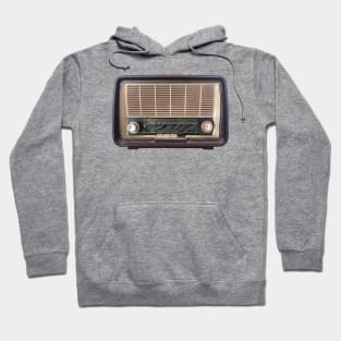 Retro Radio, Analogue, Tube Antique Radio Hoodie